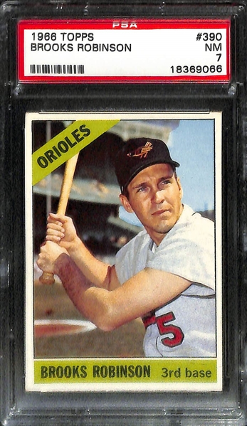 Lot Of 5 Brooks Robinson PSA Graded Cards w. 1959 Topps