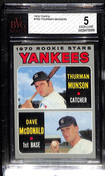 Lot of 3 Baseball RC Cards w. Munson & Palmer
