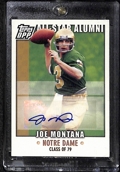 Lot Of 2 Joe Montana Autograph Cards