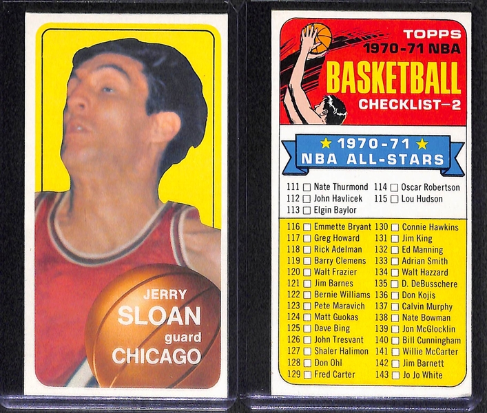 1970-71 Topps Basketball Second Series Card Set w. Maravich RC