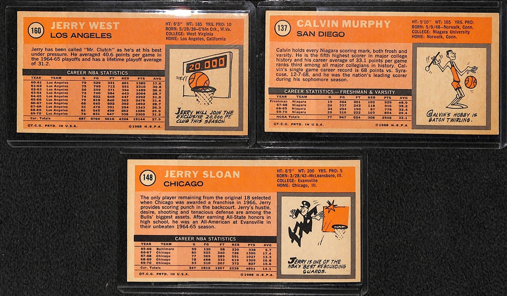 1970-71 Topps Basketball Second Series Partial Card Set w. West