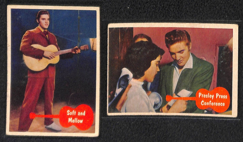 1956 Bubbles (Topps) Elvis Presley Partial Card Set