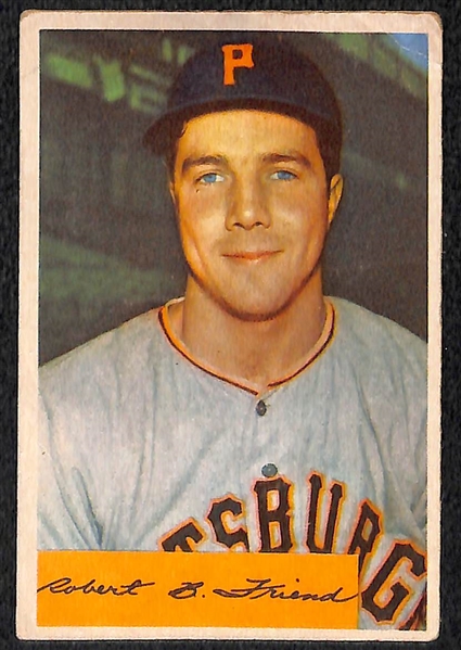 Lot Of 13 1953/54 Bowman Baseball Cards w. Stengel