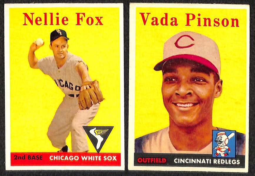 Lot Of 27 1958 Topps Baseball Cards w. Hodges