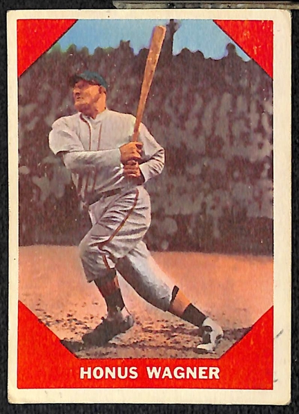 Lot Of 42 1960 Fleer Baseball Cards w. Wagner