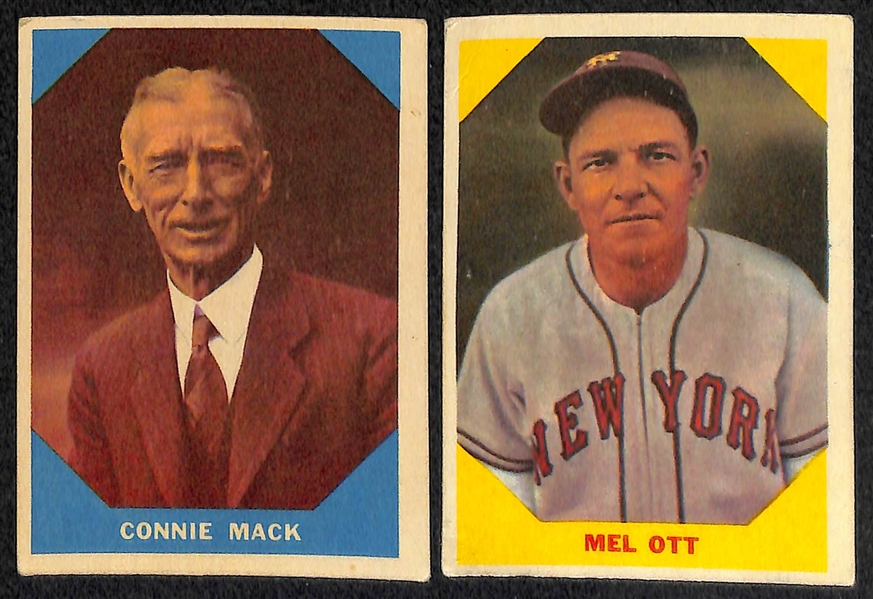 Lot Of 42 1960 Fleer Baseball Cards w. Wagner