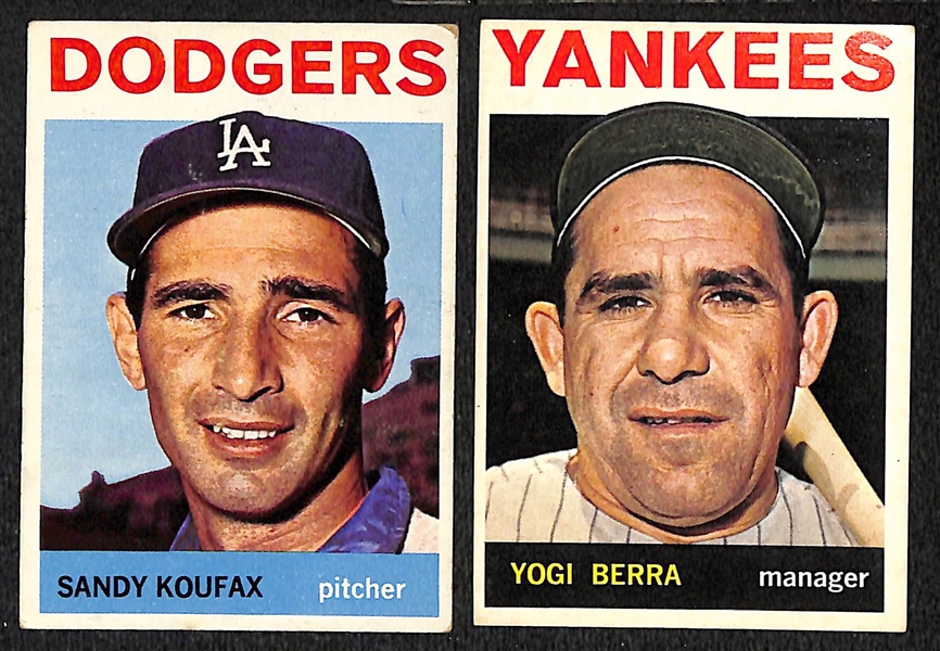 Lot Of 73 1964-1965 Topps Baseball Cards w. Koufax