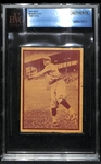 1931 W517 #4 Babe Ruth (Throwing) - BVG Authentic