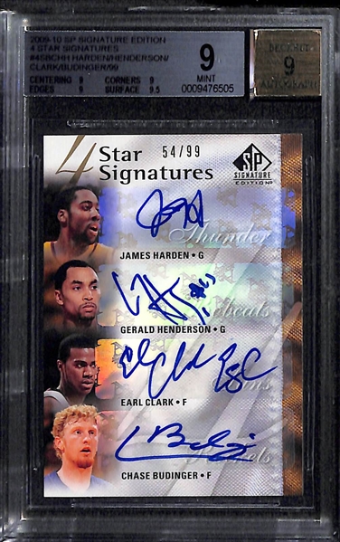 Lot Of 3 Basketball Autograph & Error Cards BGS Graded