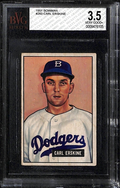 Lot Of 3 1951 Bowman High # Cards w. Jensen 