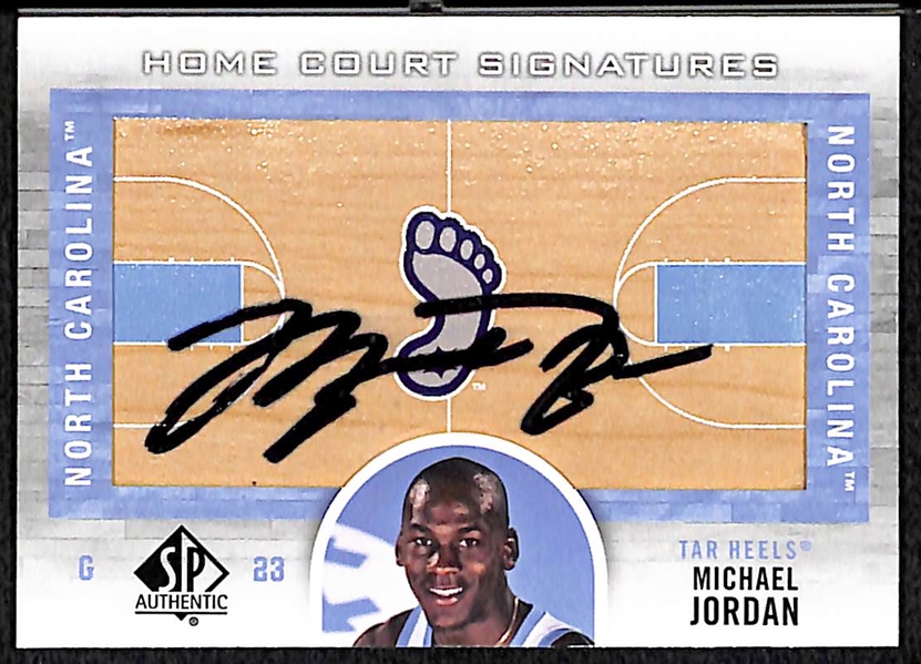 2012-13 SP Authentic Michael Jordan Home Court Signatures Card - Autograph Card