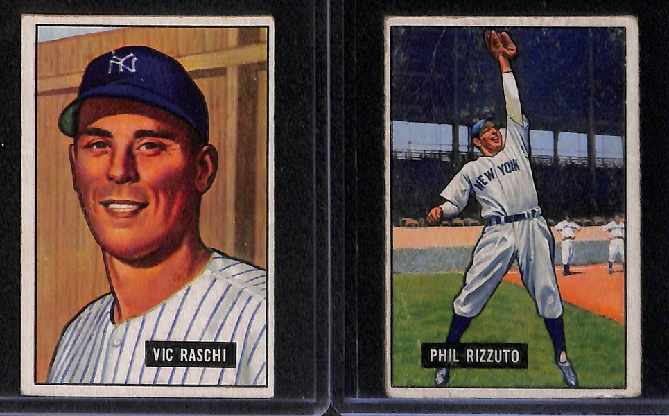 Lot Of 20 1951 Bowman Cards w. Gil Hodges