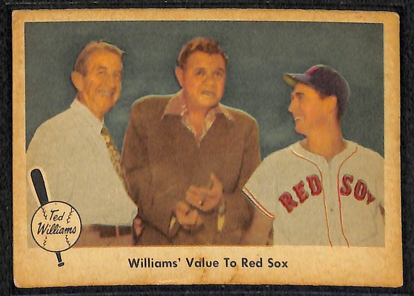 1959 Fleer Ted Williams Almost Complete Set - Missing Only 1 Card (#68) - Also Includes a Wrapper