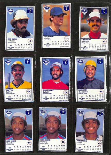 Binder Of 200+ Baseball Cards 1957-1987 