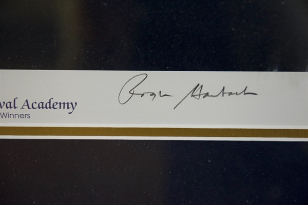Joe Bellino & Roger Staubach Signed US Naval Academy Print - PSA/DNA