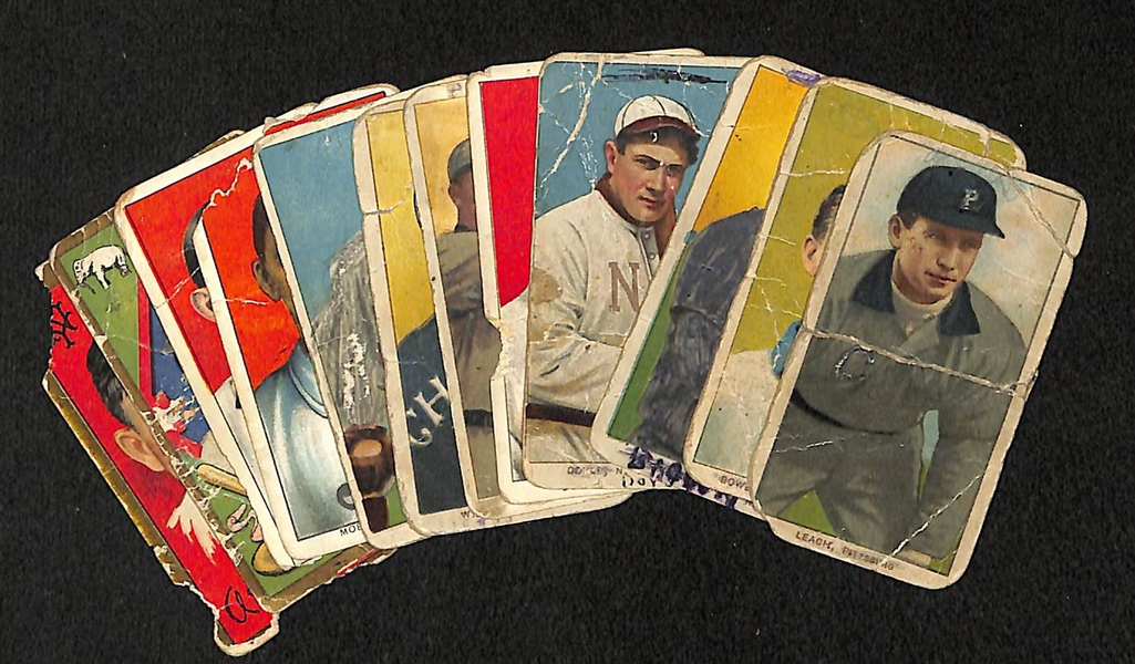 Lot of 12 - T206 & T205 Cards w. Leach