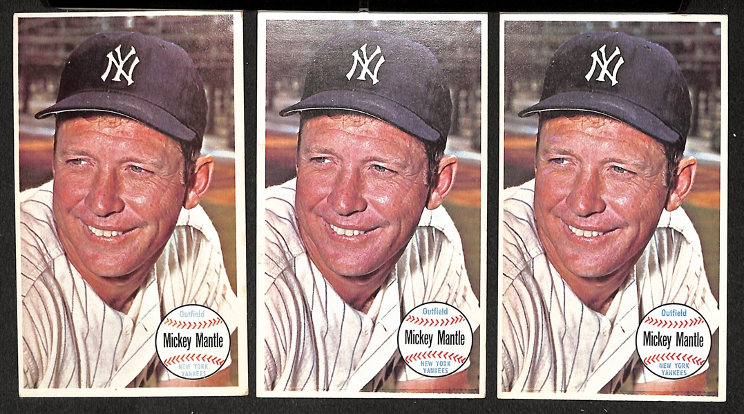 Lot of 41 Assorted 1964 Topps Giant Baseball Cards w. Mickey Mantle x3