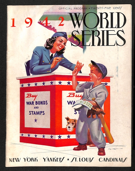 1942 World Series Program (Yankees vs. Cardinals)