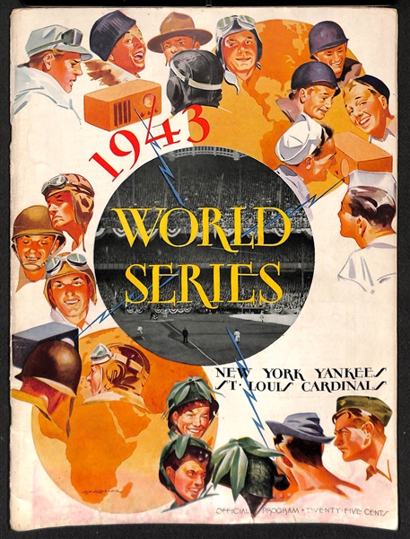 1943 World Series Program (Yankees vs. Cardinals)