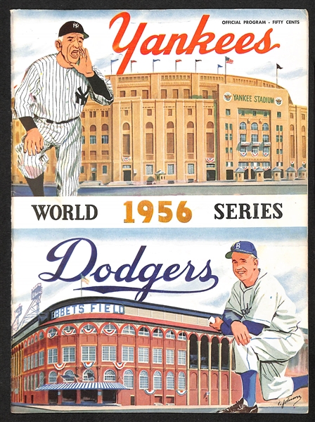 1956 World Series Program (Yankees vs. Dodgers)