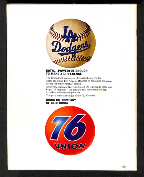1963 & 1966 World Series Programs