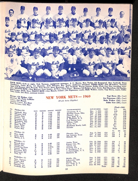 1969 World Series Program (Mets vs. Orioles)