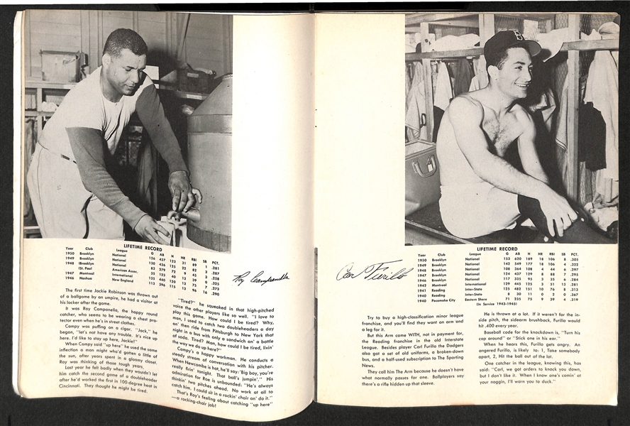 1951 & 1952 Dodgers Yearbooks