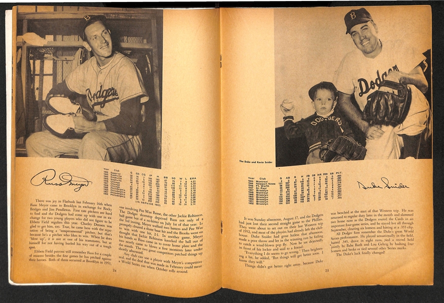 1953 & 1984 Dodgers Yearbooks