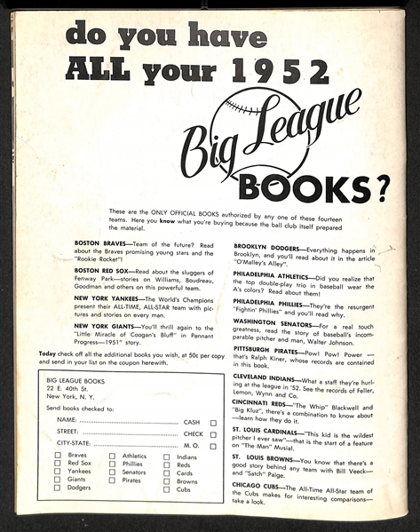 1951 Giants & 1952 Red Sox Yearbooks