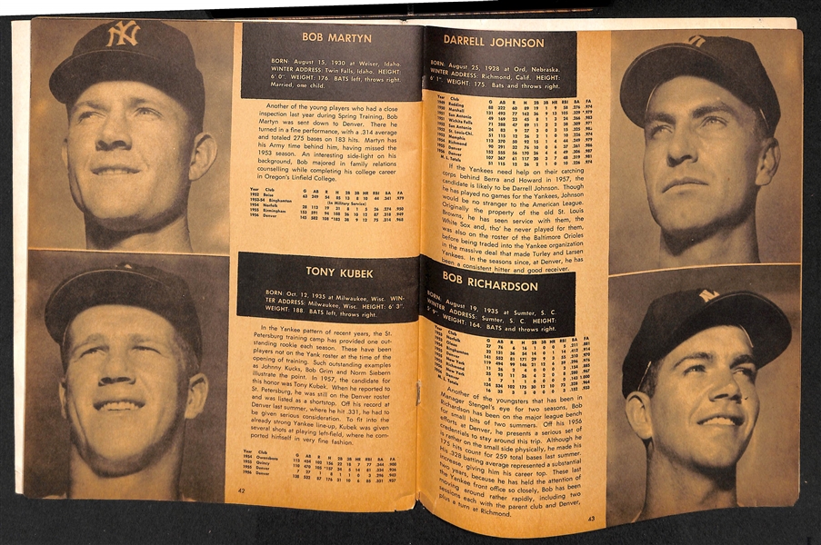 1957 New York Yankees Yearbook