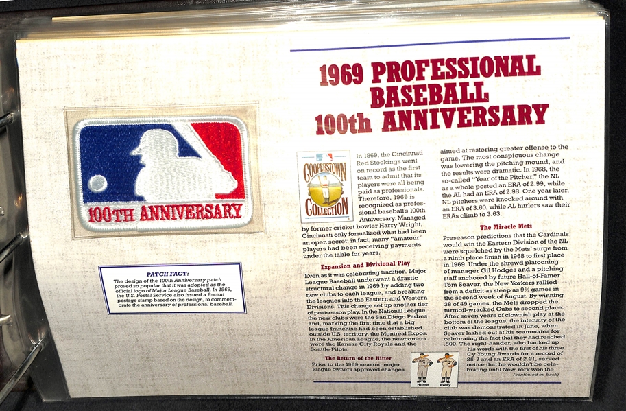 MLB 125 Years Of Baseball Patches Willabee & Ward Patch Collection