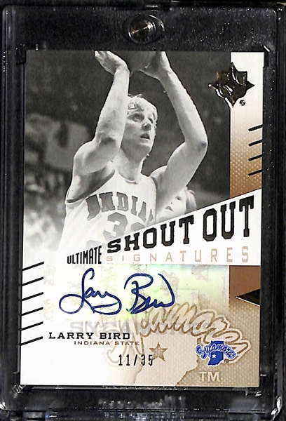 Lot Of 3 Larry Bird Autograph Cards