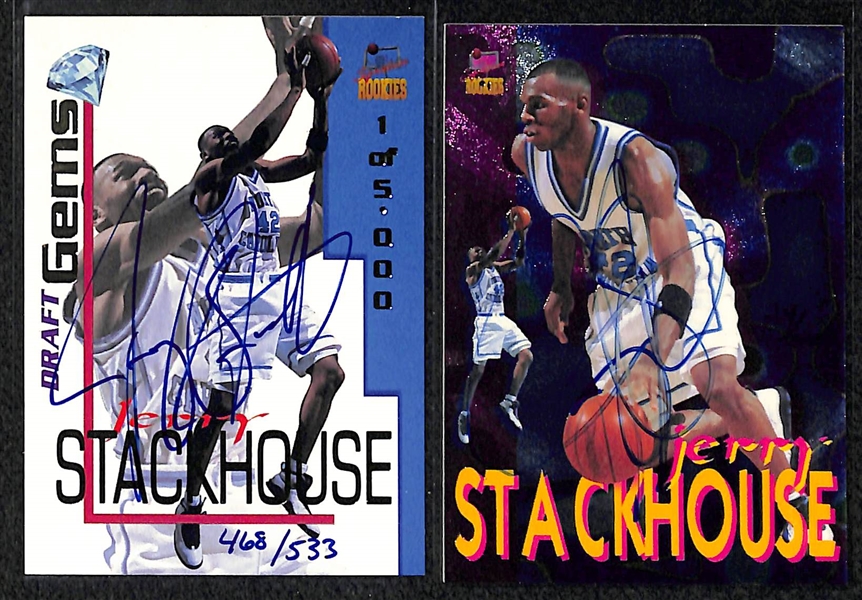 Lot Of 50 Basketball Autograph Cards 