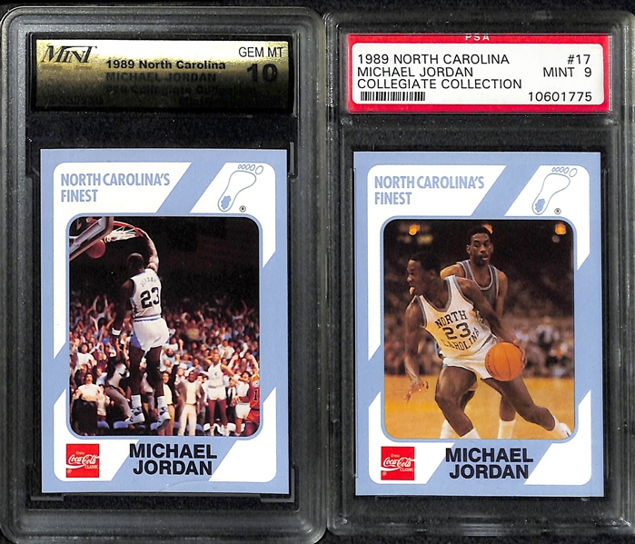Lot Of 7 Graded Basketball Cards w. Michael Jordan