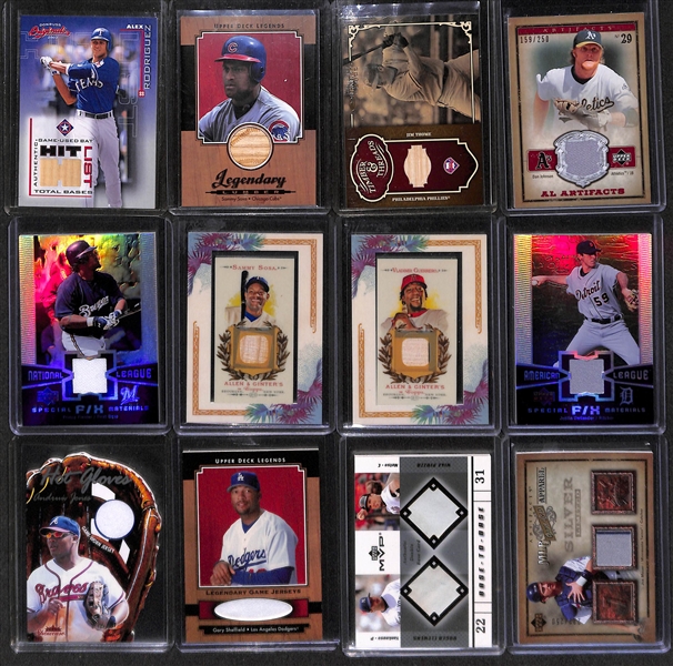 Lot Of 48 Baseball Relic Cards w. Albert Pujols