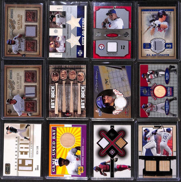Lot Of 48 Baseball Relic Cards w. Albert Pujols