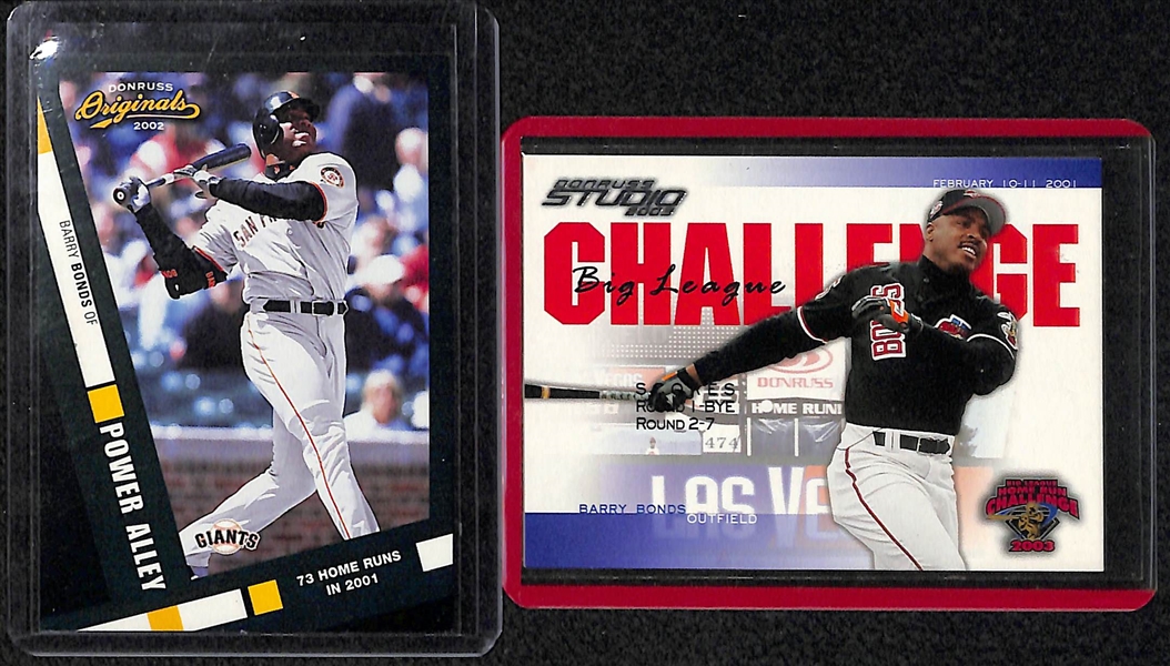 Lot Of 42 Barry Bonds Numbered Inserts & Parallel Cards