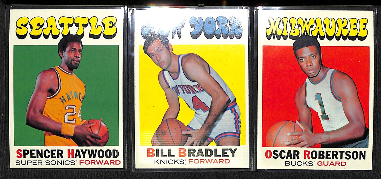 1971-72 Topps Basketball First Series Complete 144 Card Set - NM to Mint Right From Vending Boxes!