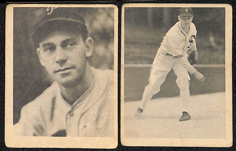 Lot of 17 Vintage Cards from 1933-1949 - Goudey, Play Ball, Bowman w. Pepper Martin