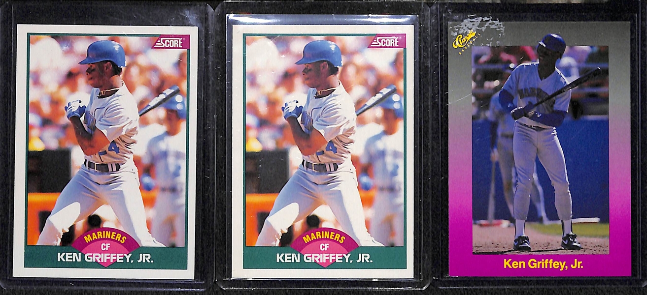 Lot of 37 - 1989 Ken Griffey Jr. Rookie Cards - Ungraded