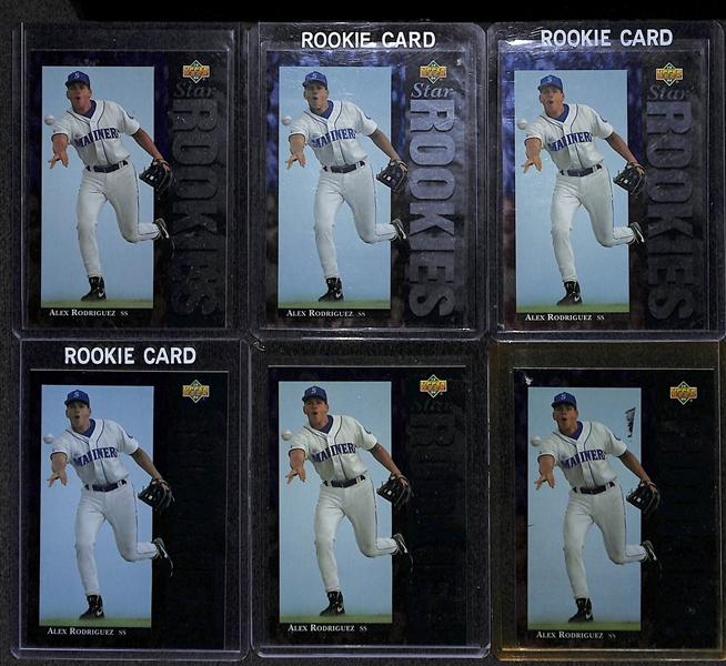 Lot of 30 Alex Rodriguez Graded & Ungraded Cards from 1993 & 1994