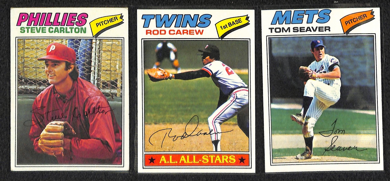 1300+ Different Topps Baseball Cards from 1975-1979