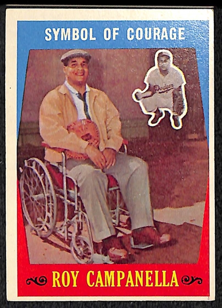 Lot of 30 1959 Topps Baseball Cards w. Roy Campanella