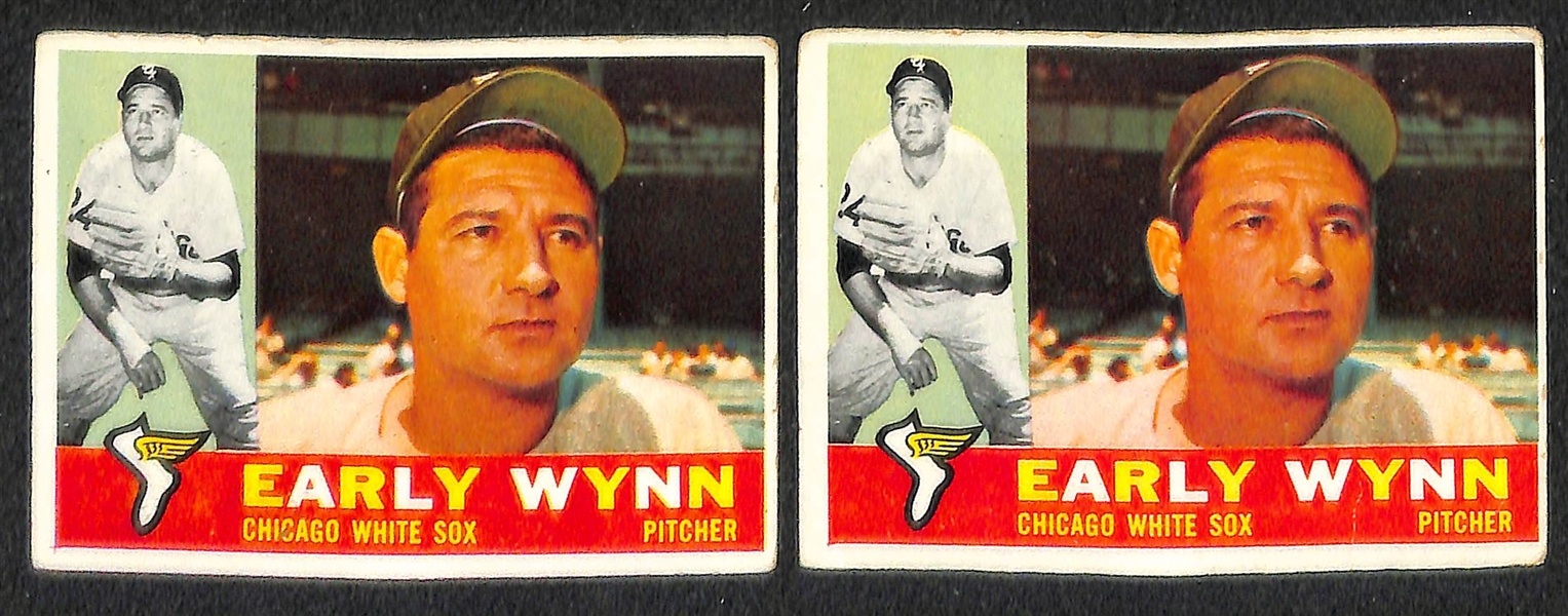Lot of 26 1960 Topps Baseball Cards w. Willie Mays All Star