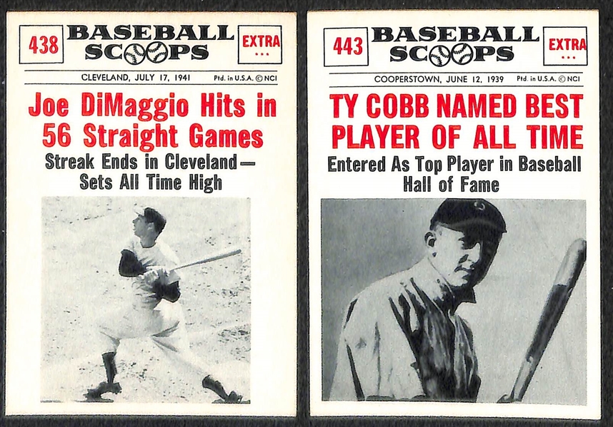 Lot of 40 1961 Nu-Card Baseball Scoops w. Willie Mays