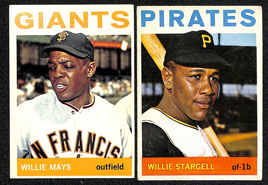 Lot of 47 1964 Topps Baseball Cards w. Roger Maris