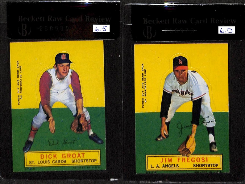 Lot of 16 1964 Topps Stand Up Cards w. Hank Aaron BVG 3.5