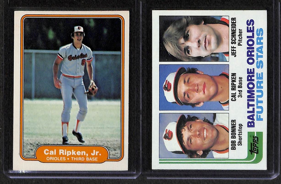 Lot Of 8 Baseball Rookies 1977-82 w. Ripken