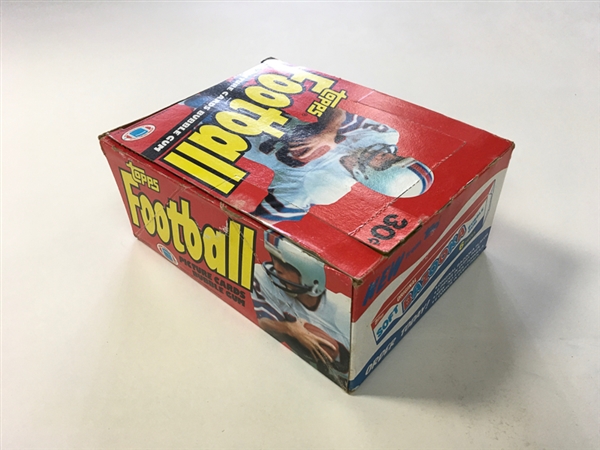 1981 Topps Football Unopened Wax Box