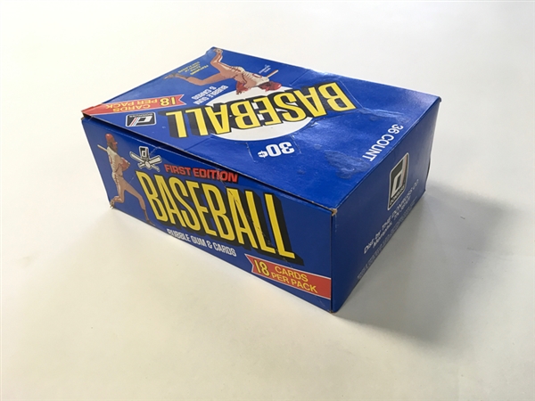 1981 Donruss Baseball Unopened Wax Box